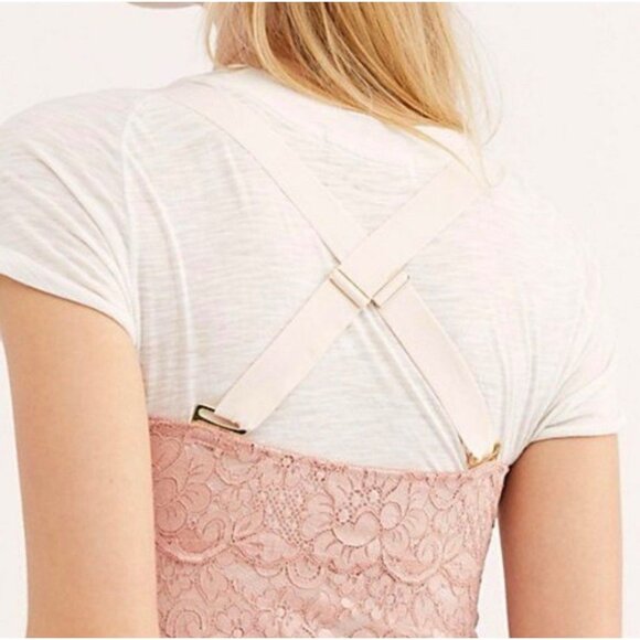 NWT We Are HAH Free People Bustier Corset Top Size Large Busta Move Copper Rose - Picture 2 of 16
